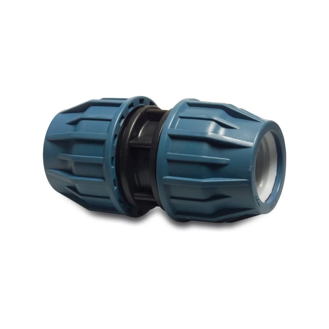 Jason compression fitting for MDPE pipe