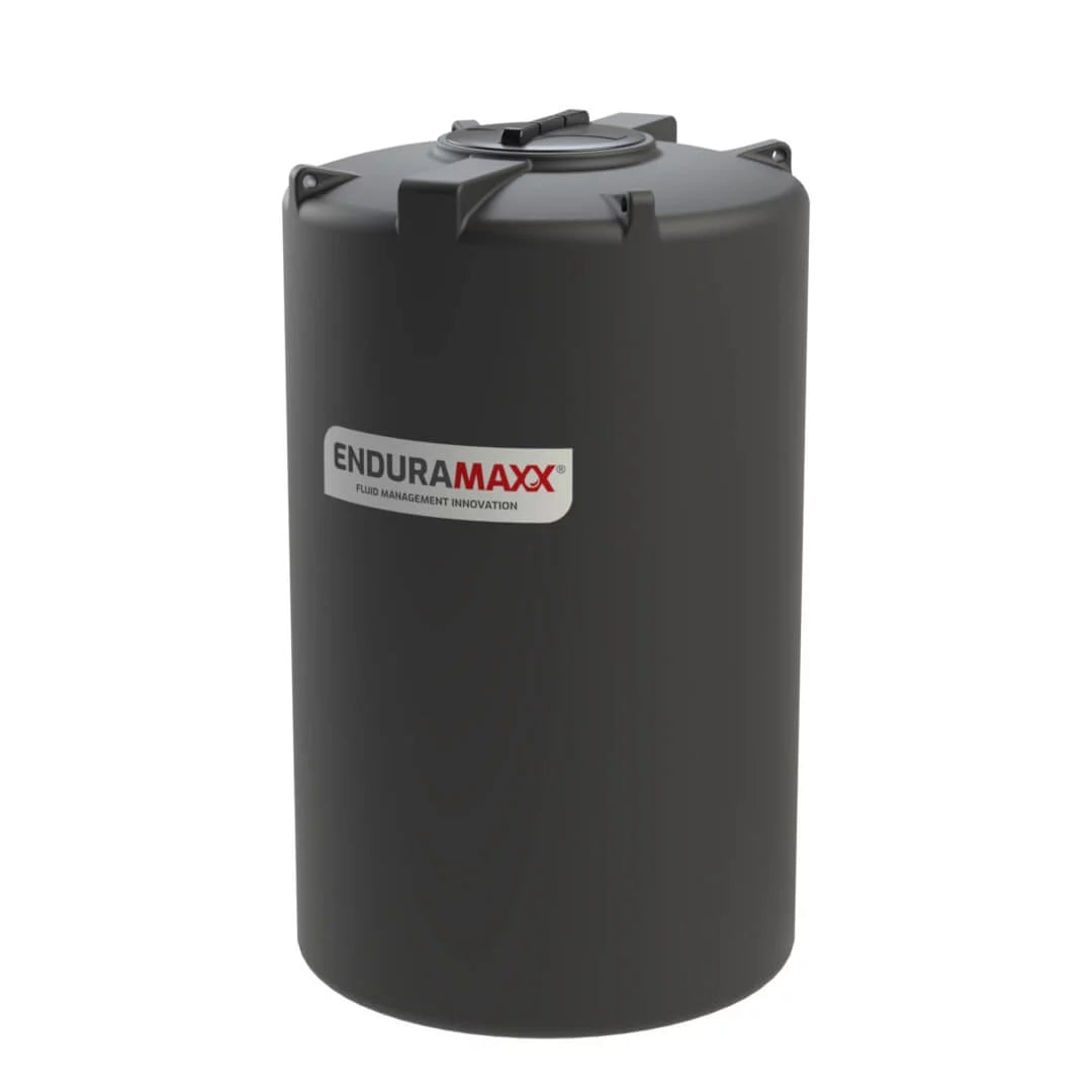 Enduramaxx 2000 litre black non-potable vertical water tank, SKU 17210801