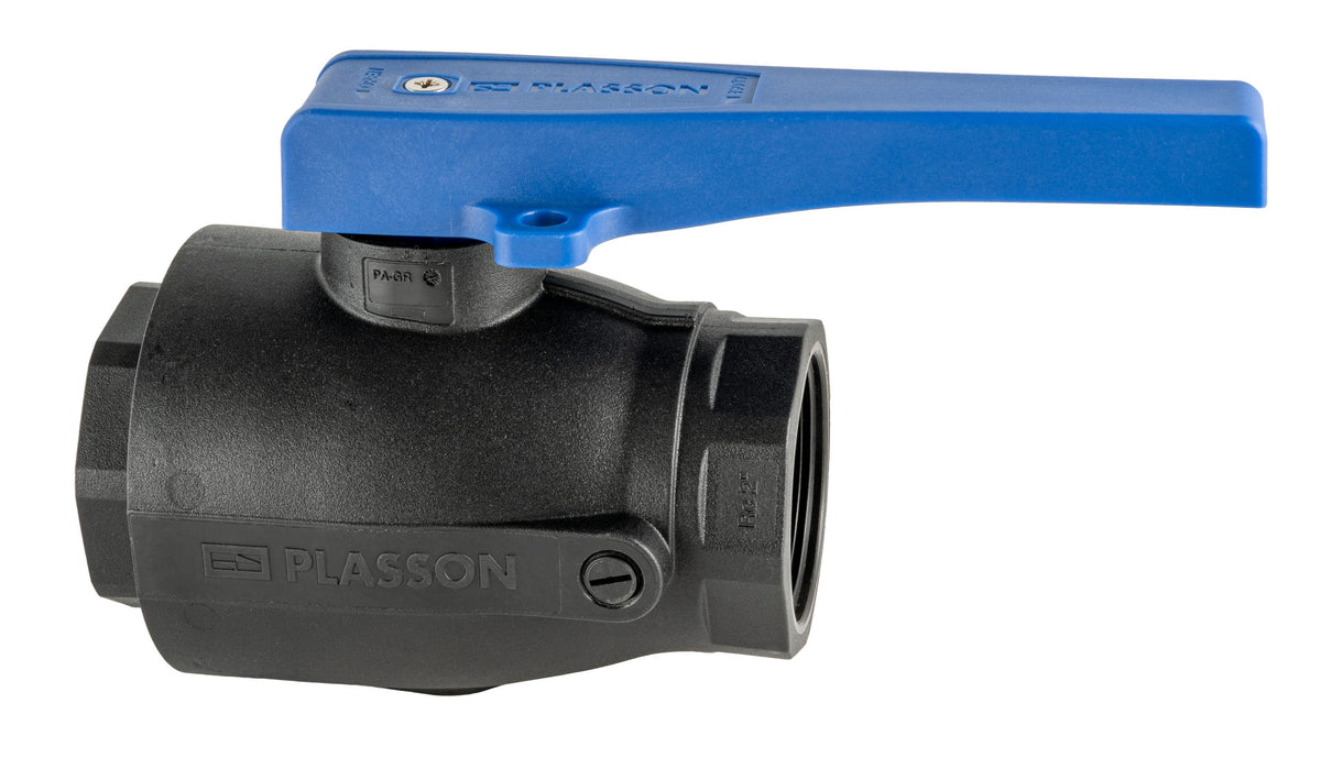 PLASSON ball valve with female Rc threads