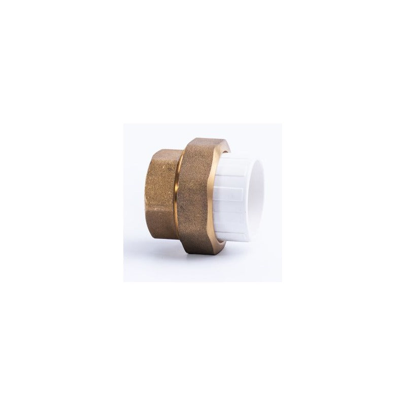 White-Pool Adaptor Composite Union Plain to BSP (F/F)