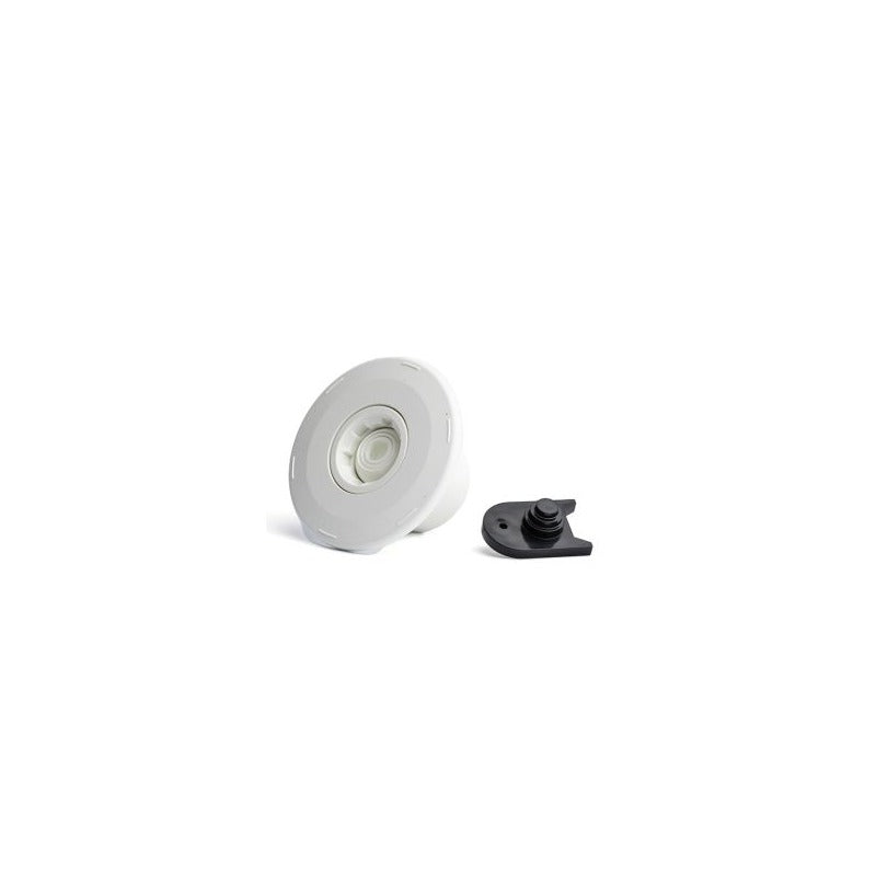 Swimming pool wall return inlet adaptor for concrete pools