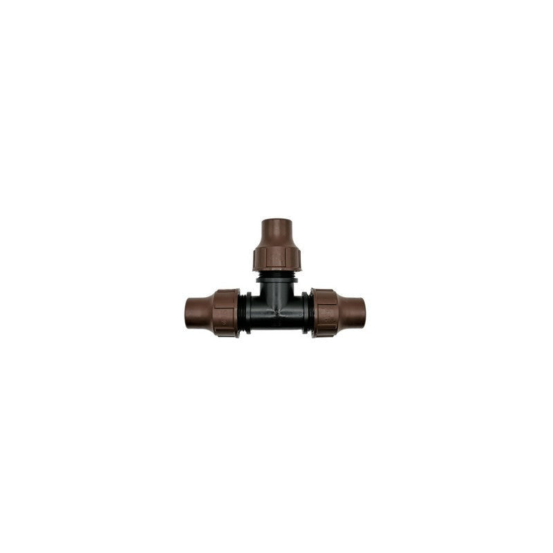 Rain Bird Lock Type Compression Tee for 16 mm OD tube & 17 mm XF Dripline
