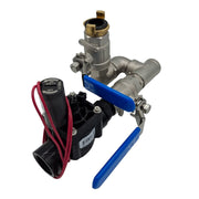 1" Stainless Steel Valve with 1" Hand Point inc Hunter PGV Solenoid Valve