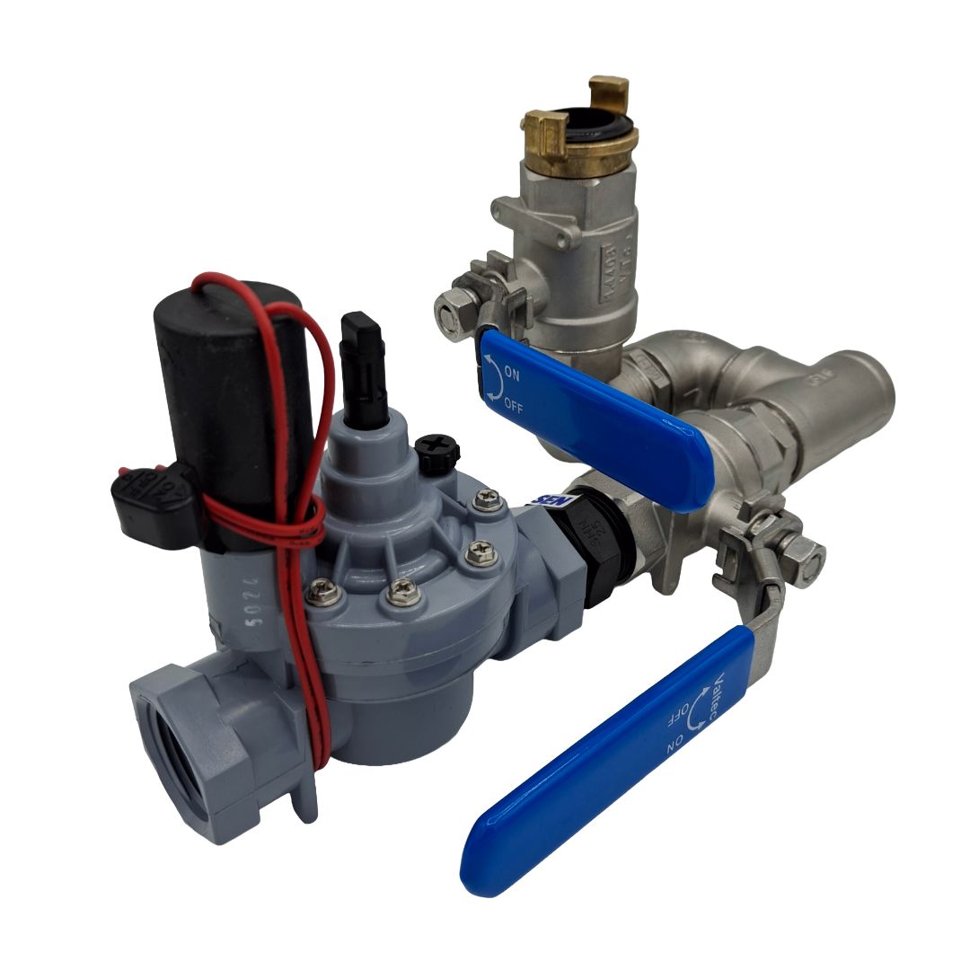 1" Stainless Steel Valve with 1" Hand Point inc Irritrol/Richdel 2500 Solenoid Valve