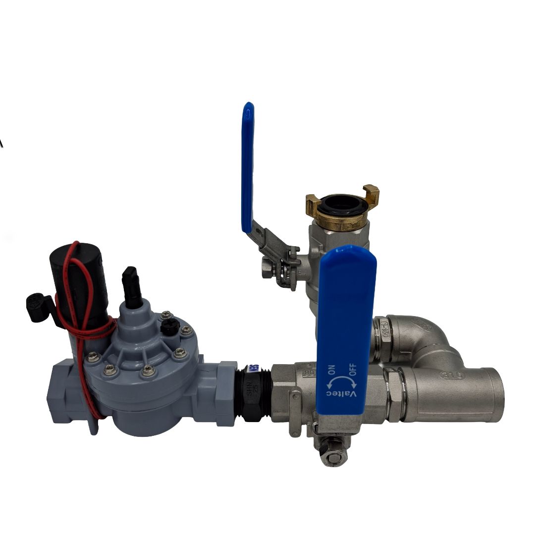 1" Stainless Steel Valve with 1" Hand Point inc Irritrol/Richdel 2500 Solenoid Valve
