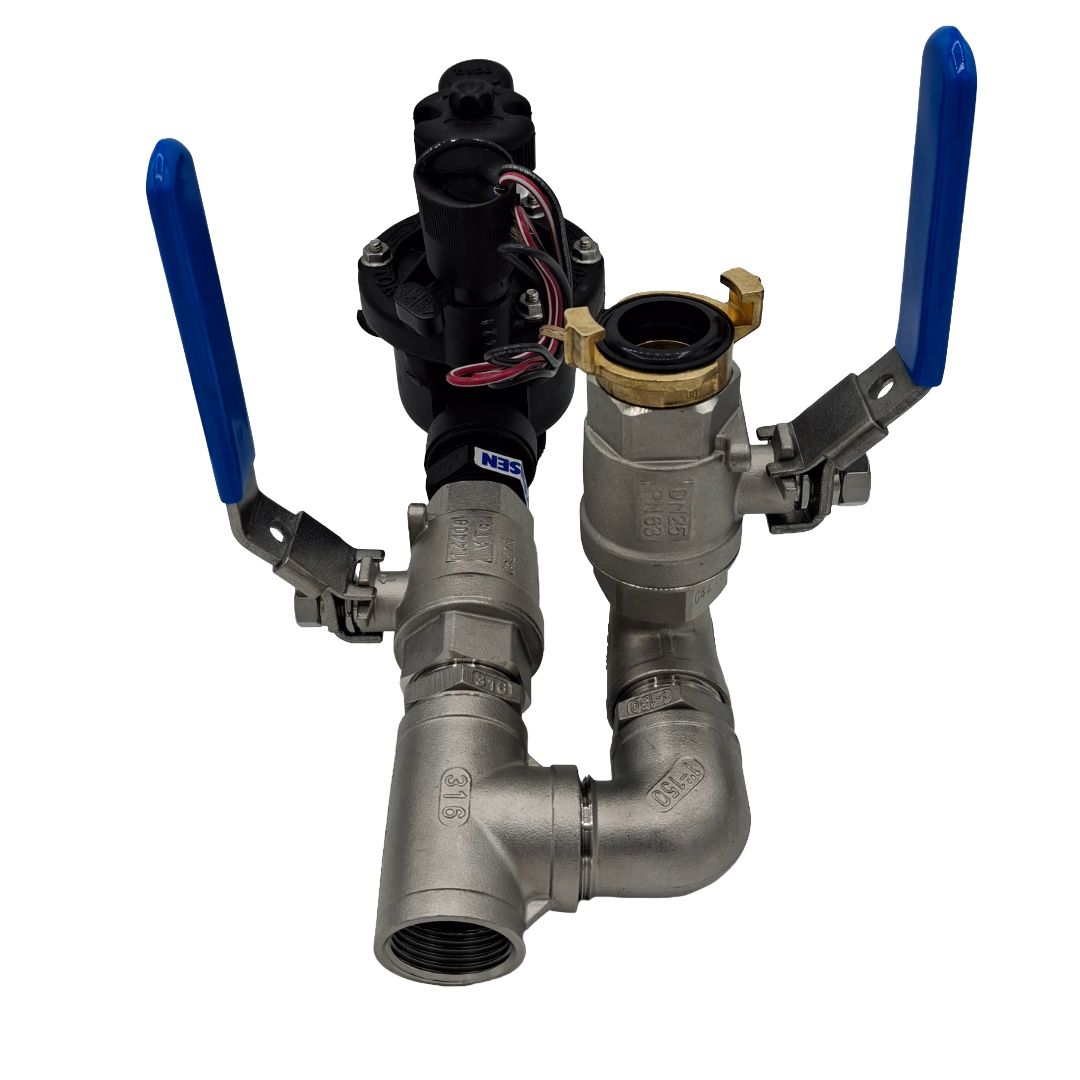 1" Stainless Steel Valve with 1" Hand Point inc Toro P220 AC Solenoid Valve