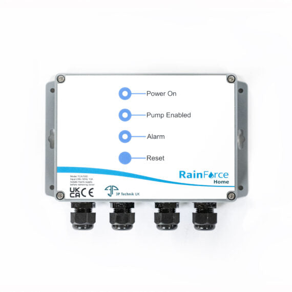 3P Mains Water Top Up Compact. Incl ½" Brass 230v Valve & Tundish & Probe