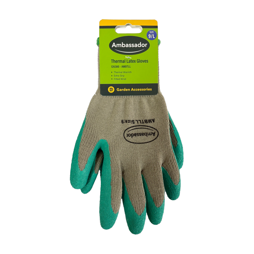 Ambassador Thermal Latex Gloves - Size 9 / Large - physical product photograph