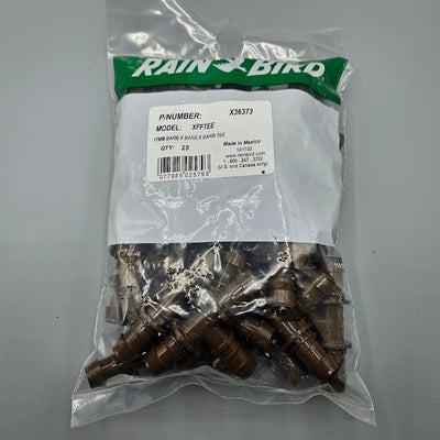 Barbed Tee for 17mm Rain Bird XF Dripline - Bag of 25