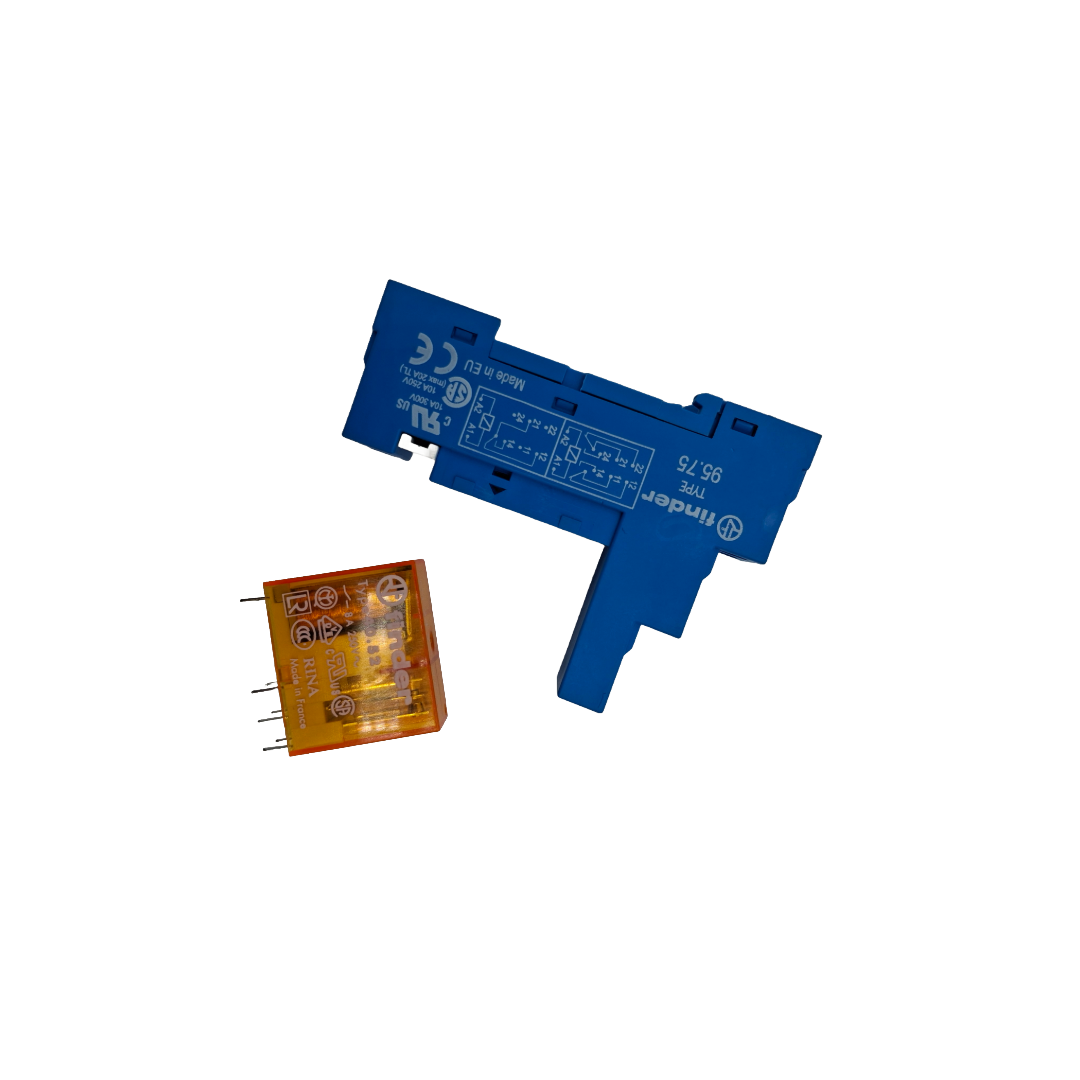 Finder AC Relay Socket & Finder 24VAC Relay