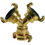 Geka Type 'Y' 3-way brass Quick Coupler