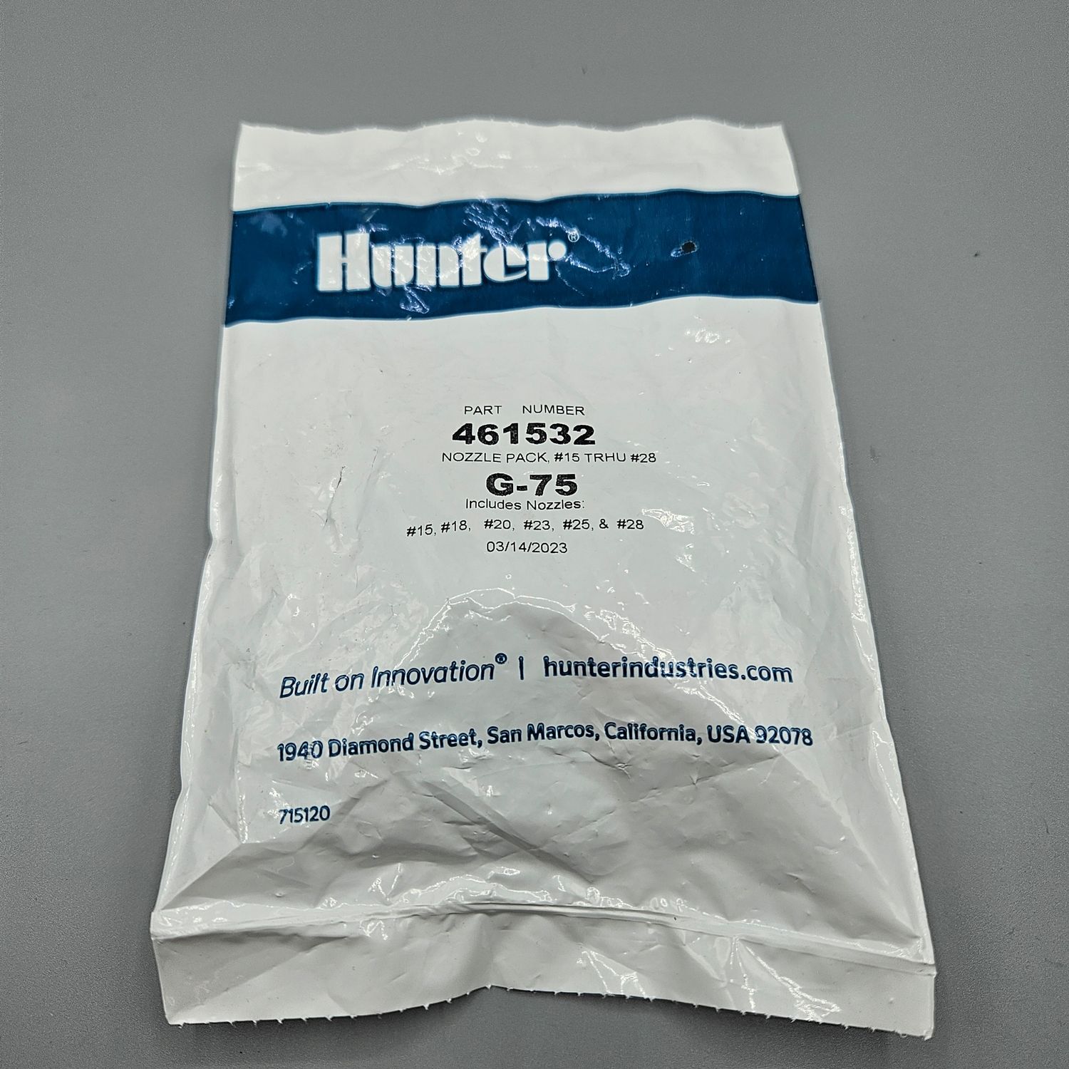 Hunter G75B Adjustable Arc