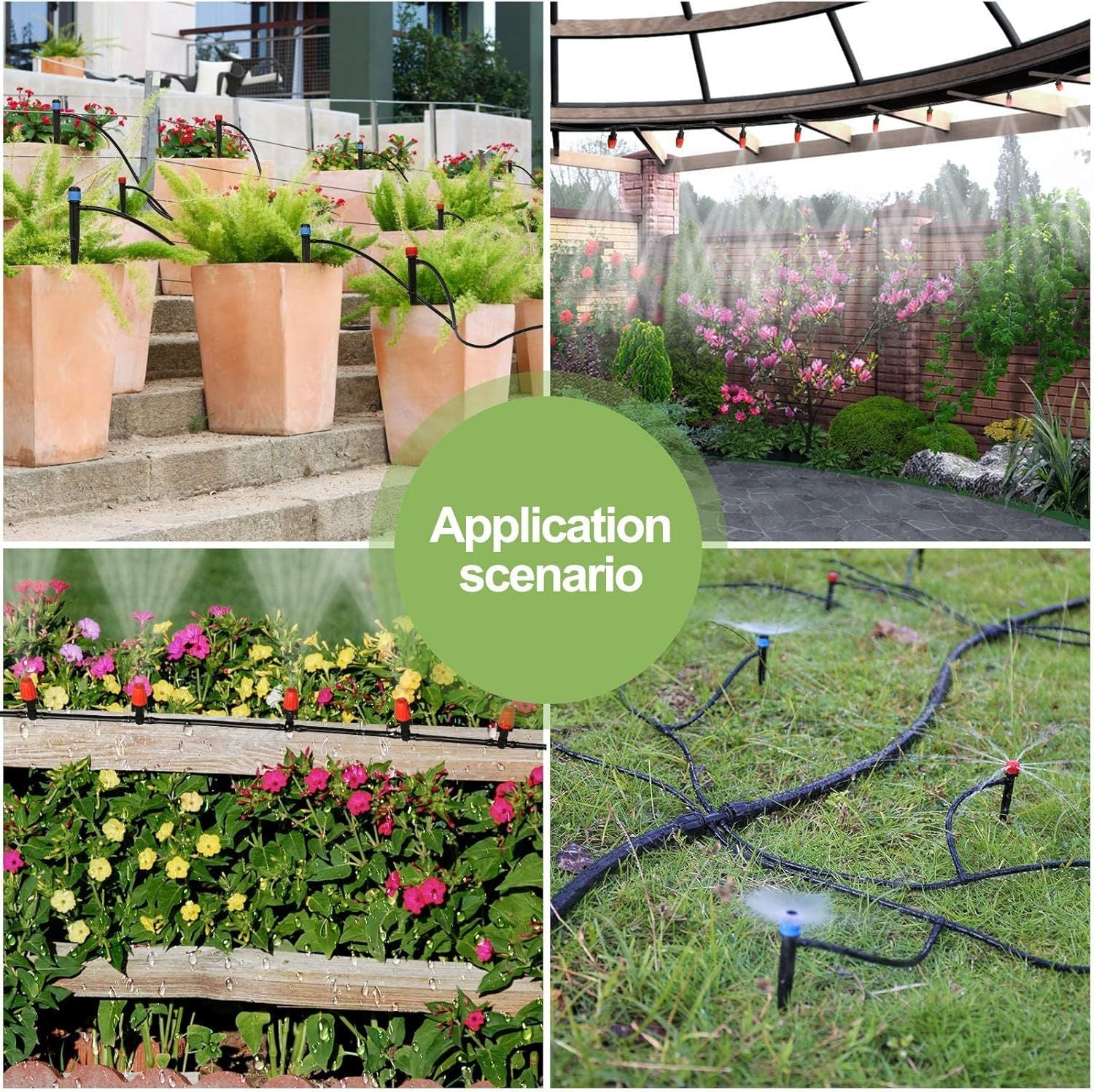 Irrigation System Greenhouse Watering Systems 1/4 inch / 6mm Kit