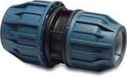 Jason Reducer socket PP 25 mm x 20 mm compression 16bar black/blue DVGW/KIWA/WRAS/SVGW