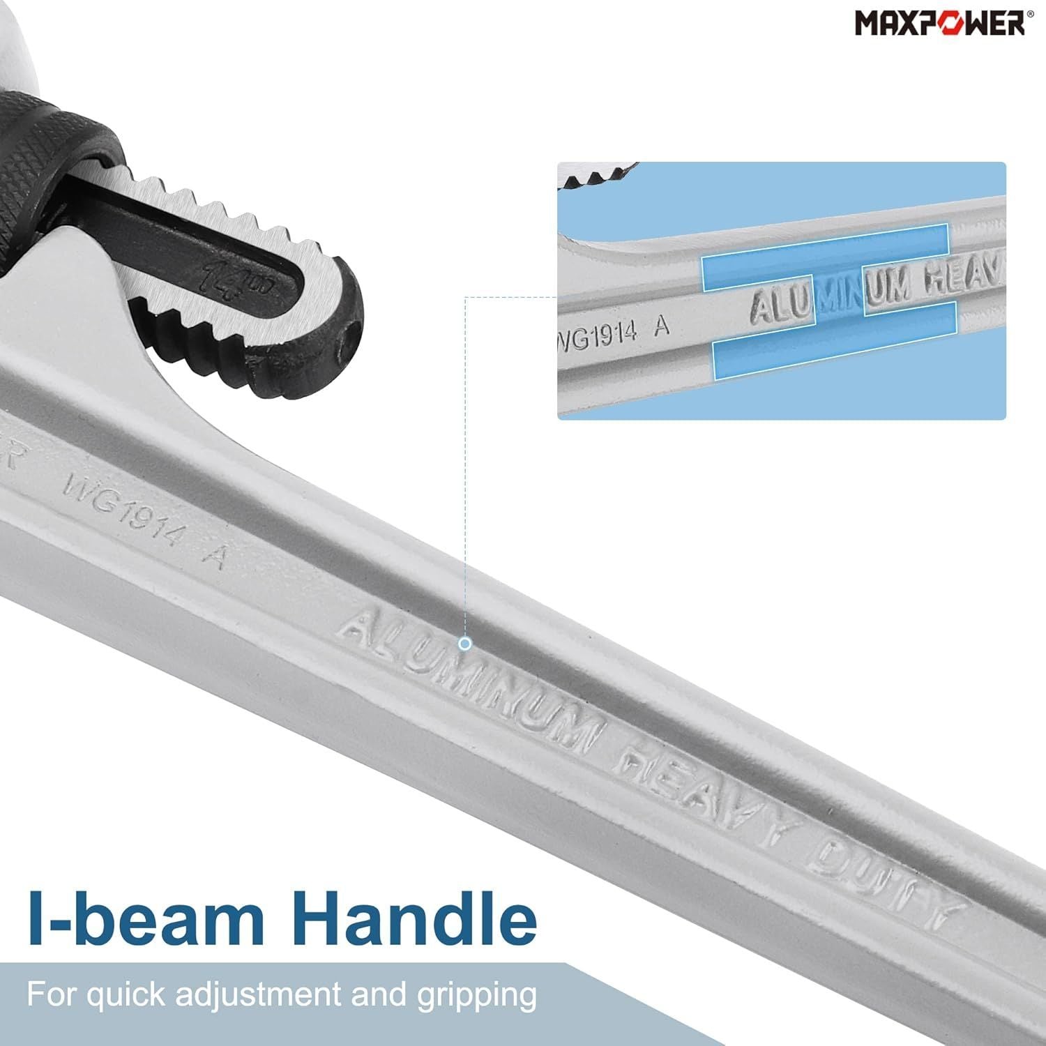 MAXPOWER Pipe Wrench / Stillson 14Inch/350mm