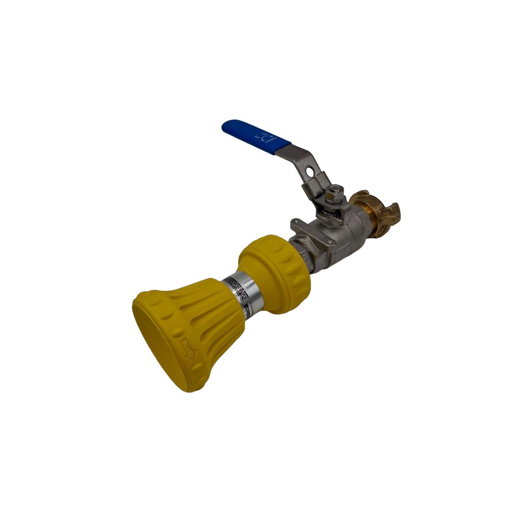 Magnum Spray Nozzle with Stainless Steel Ball Valve & Geka Fitting