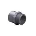 PVC Adaptor Plain x Threaded Male Metric
