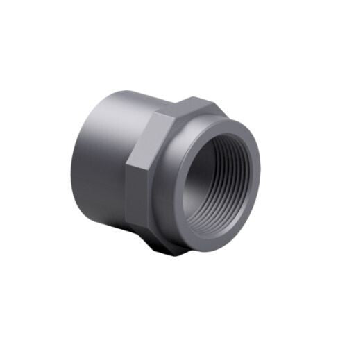 PVC Socket Plain x Thread