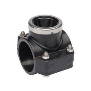 Plasson Saddle Single Outlet with Reinforcing Ring w/ Stainless Steel Bolts & Nuts