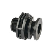 Profec Bulkhead fitting PP 1" male thread 10bar black