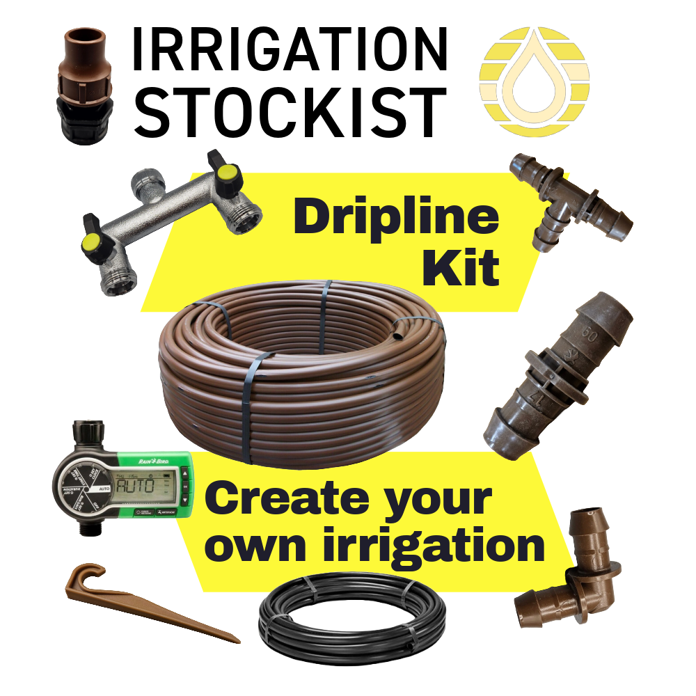Rain Bird Dripline Kit 300m, Timer and Fittings