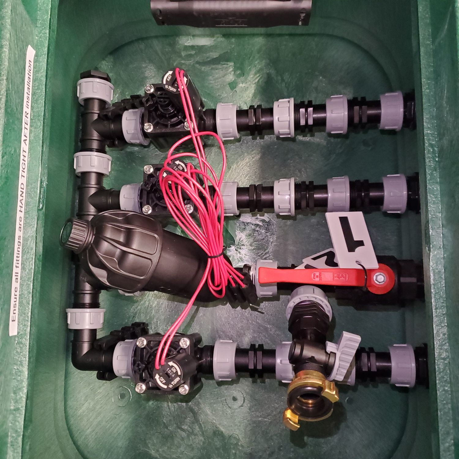 Rain bird Pre-Assembled Valve Box (3 valve)