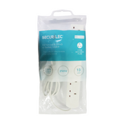 Securlec 6 Gang Extension Lead - 2 m / 13 A - physical product photograph