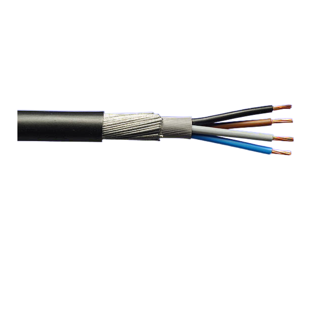 4-core SWA armoured electrical cable