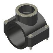 Plasson Saddle Single Outlet with Reinforcing Ring w/ Stainless Steel Bolts & Nuts