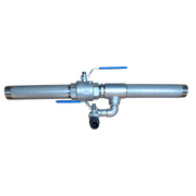 Pre-Made Replacement to Widely Used 2" Stainless Steel Isolation Valve with 1" Hand Point