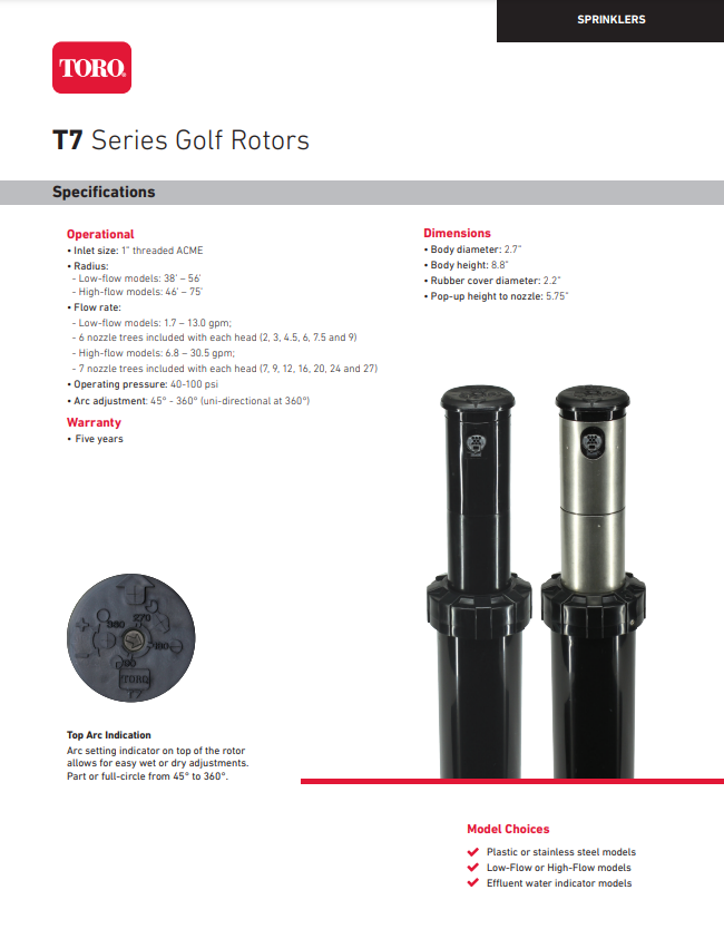 Toro T7 Rotor