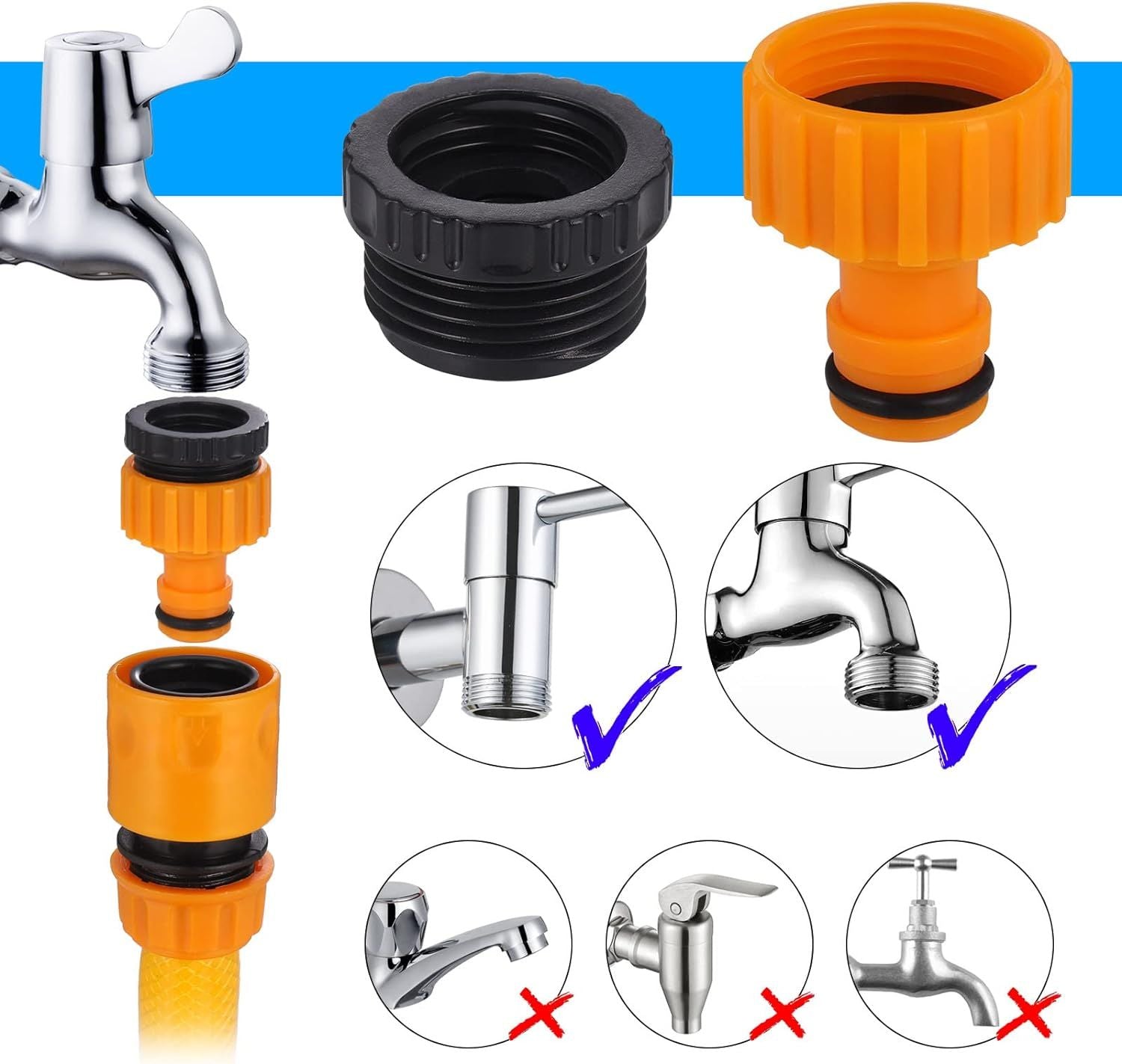 Universal Garden Tap Connector Kit