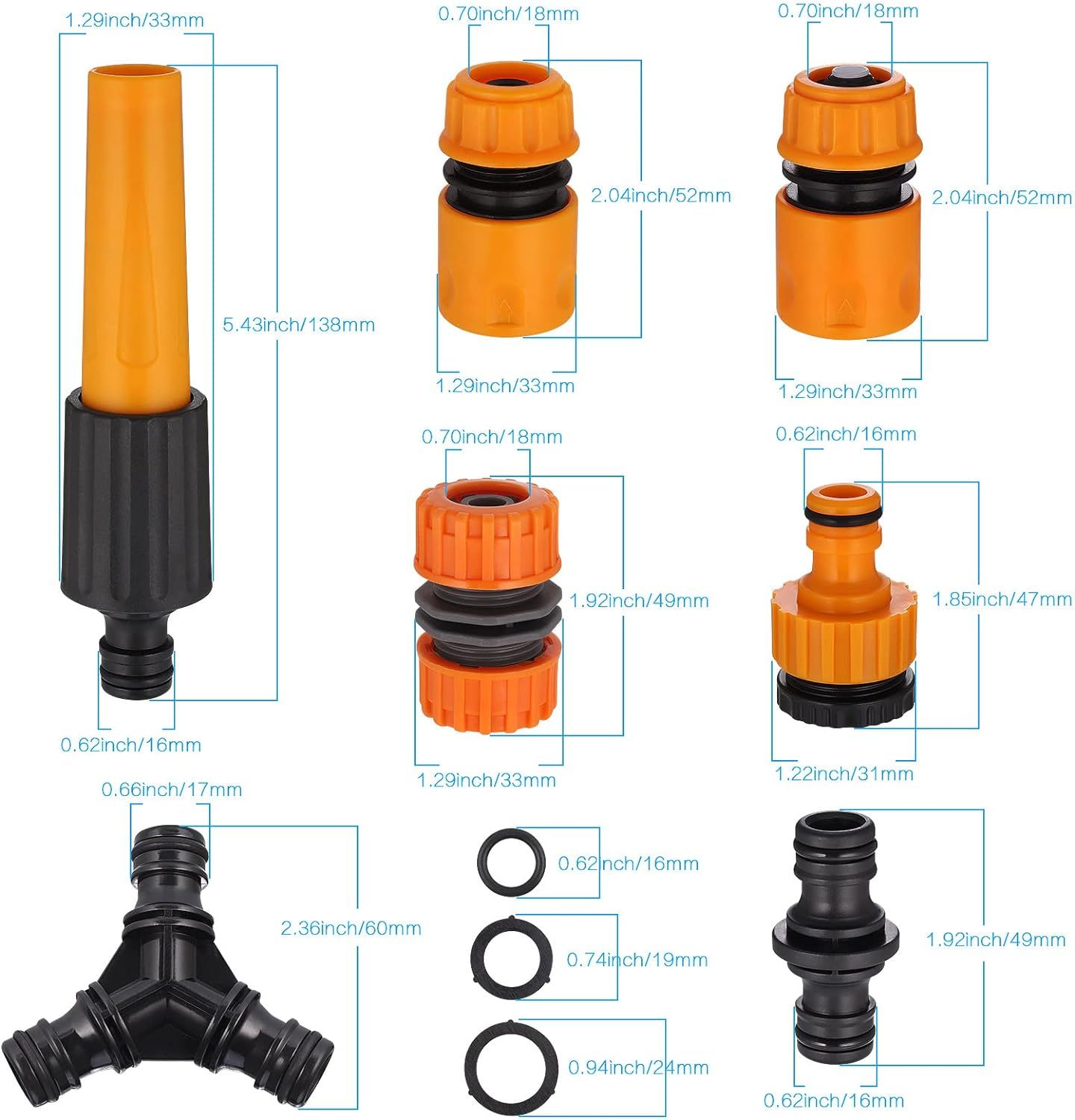 Universal Garden Tap Connector Kit