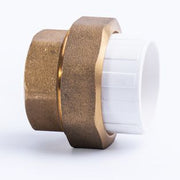 White-Pool Adaptor Composite Union Plain to BSP (F/F)
