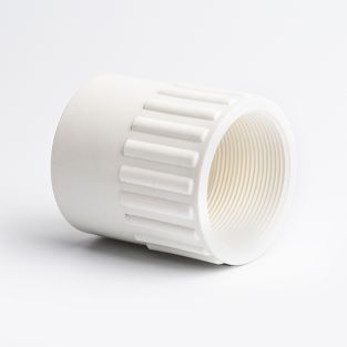 White-Pool Adaptor Plain to BSP (F/F)