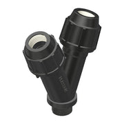 Plasson Y Fitting with Threaded Male Offtake