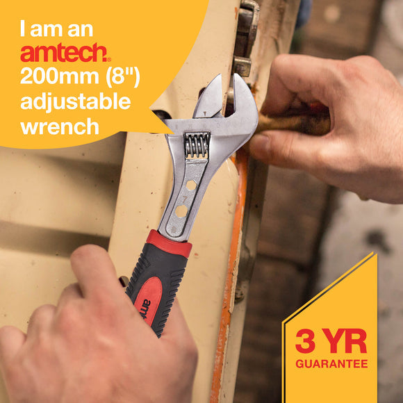 Additional view of Amtech C1685 200 mm adjustable wrench