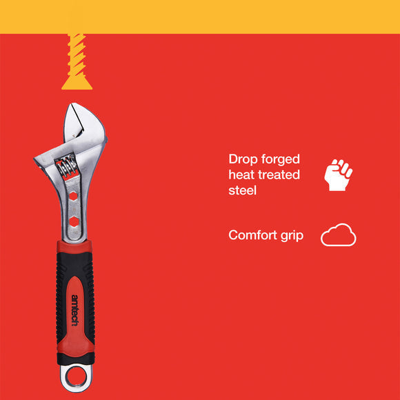Additional view of Amtech C1695 300 mm adjustable wrench