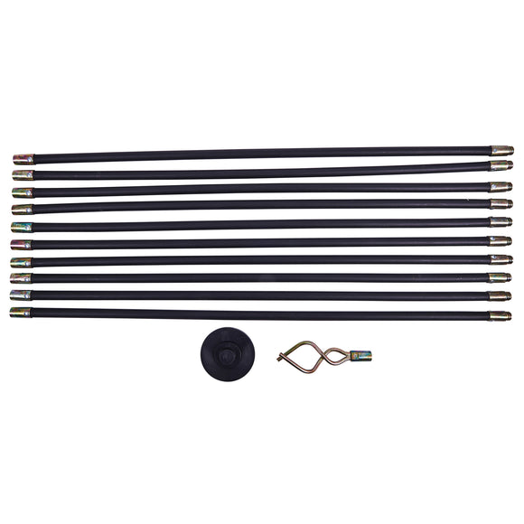 Additional view of Amtech C3250 12-piece drain rod set