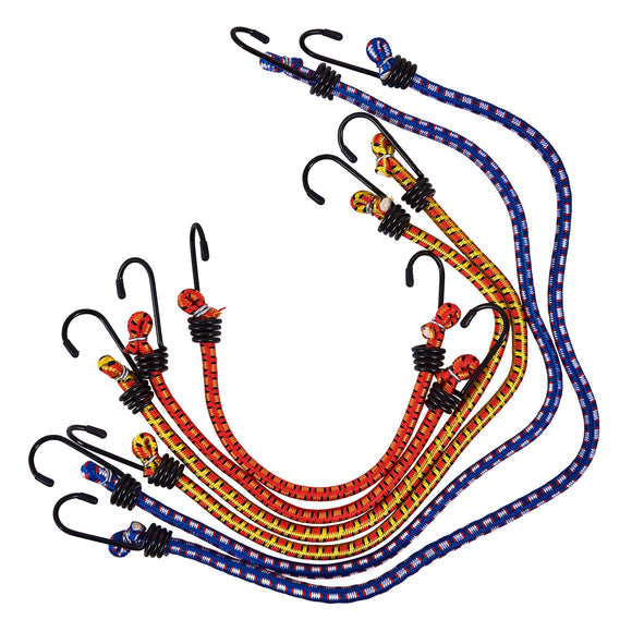 Amtech S0645 six-piece bungee cord set in assorted lengths