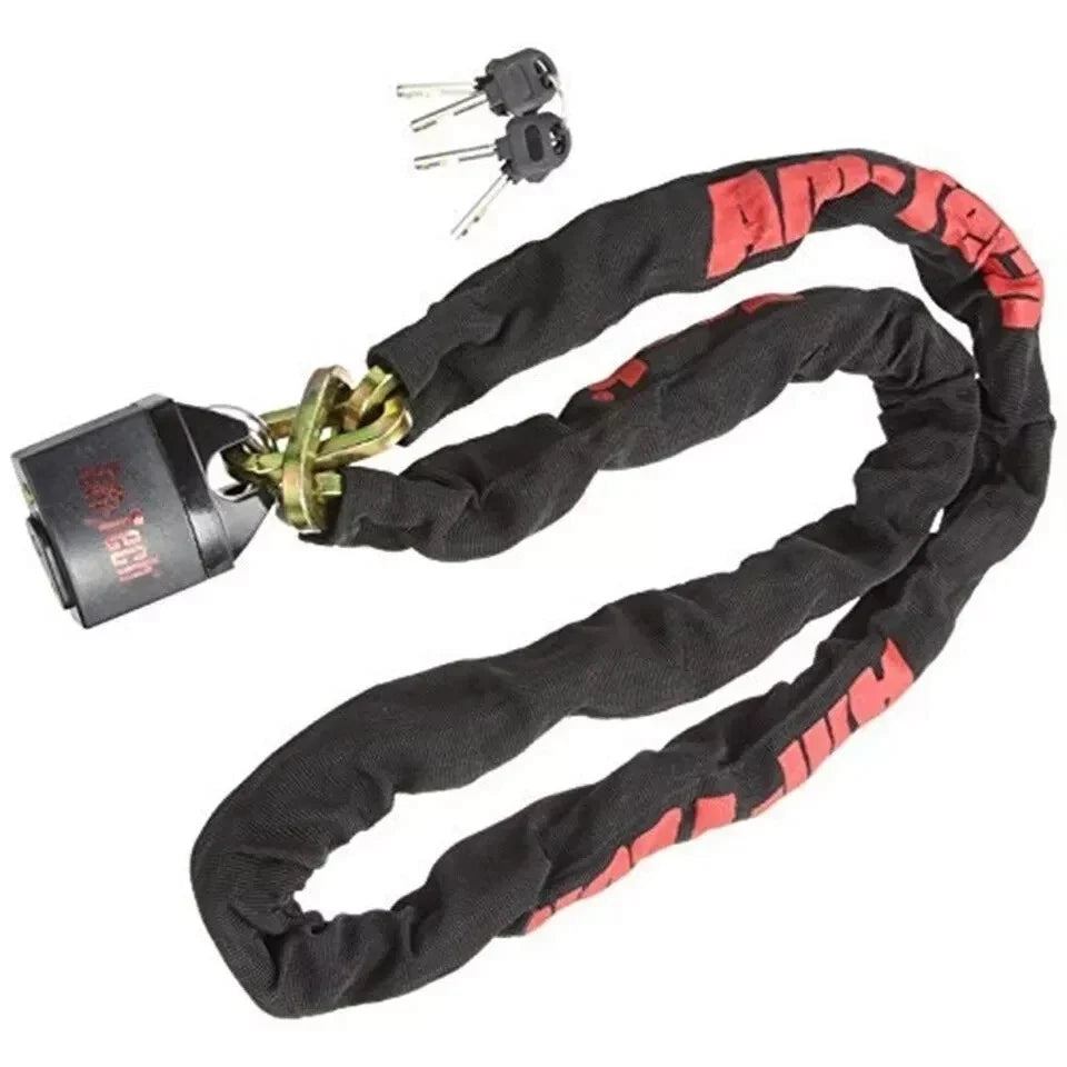 Amtech S3280 1.8 m security chain extended with padlock and keys