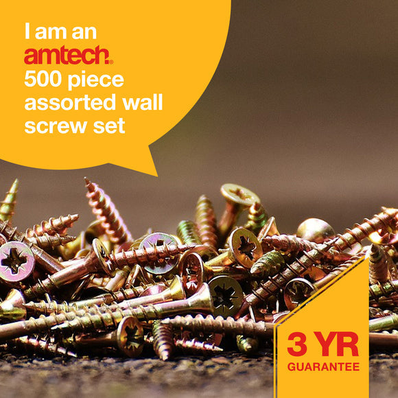Amtech S5037 POZI countersunk wood screw sizes