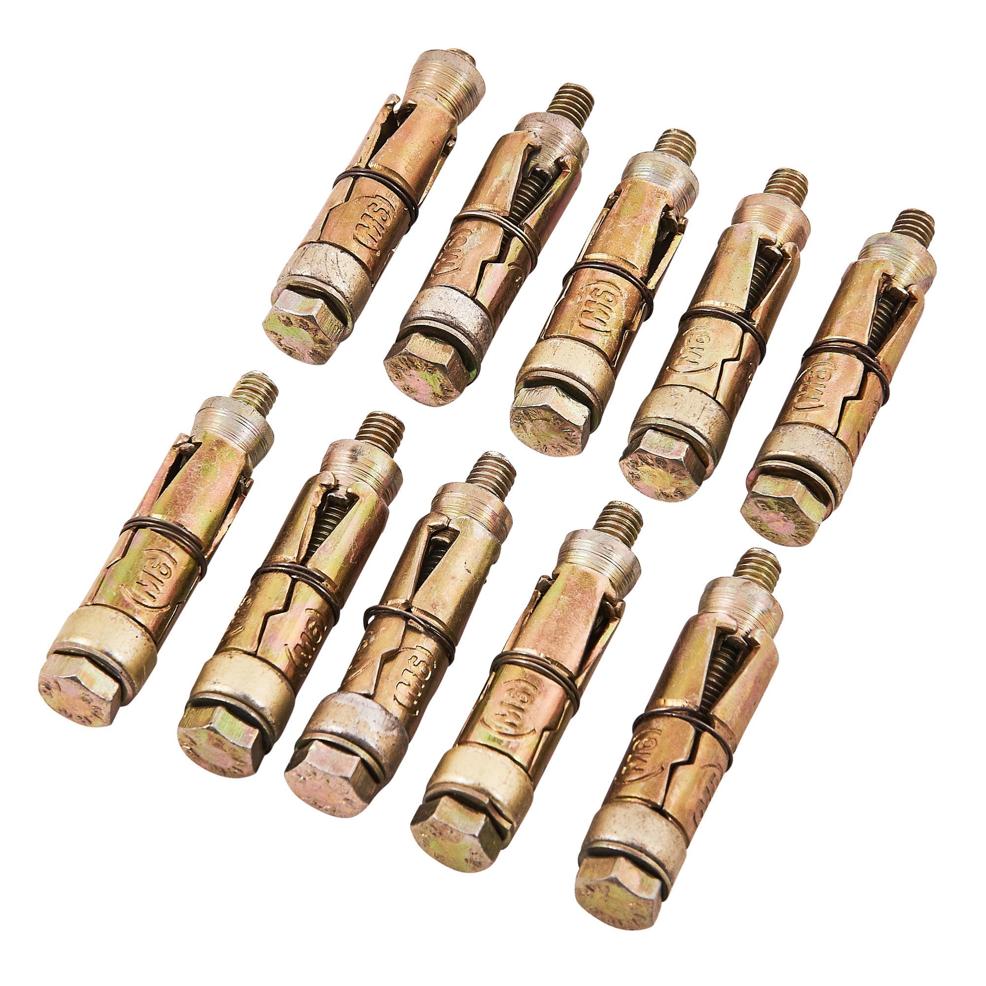 Amtech S5910 M6 x 50 mm expansion bolts, pack of ten