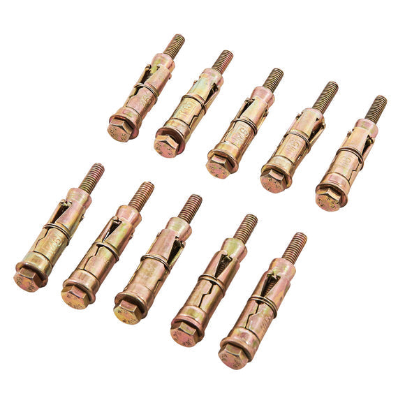 Amtech S5915 M6 x 60 mm expansion bolts, pack of ten