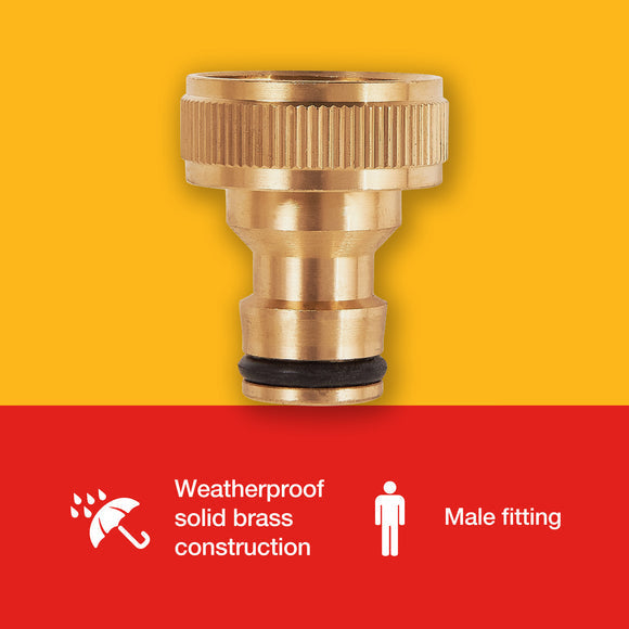 Amtech U2515 brass quick-fit tap connector