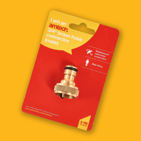 Amtech U2515 19 mm BSP threaded tap connector