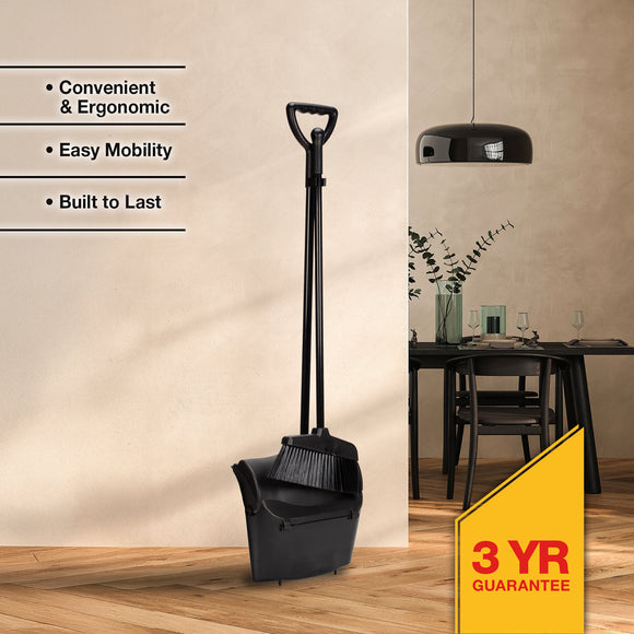 Amtech U8005 broom and dustpan with 700 mm handles
