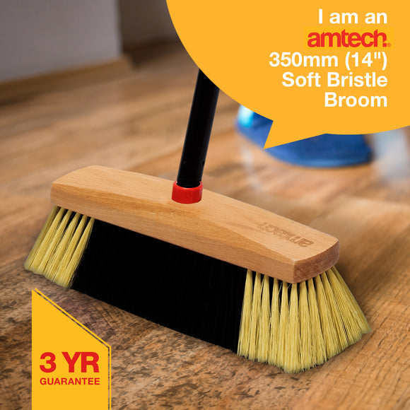 Additional view of Amtech U8017 soft-bristle broom
