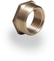 1-inch male × ¾-inch female brass reducing bush
