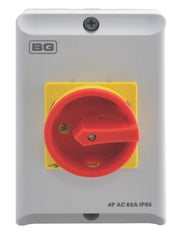 British General CPRSD463 63A four-pole rotary isolator switch